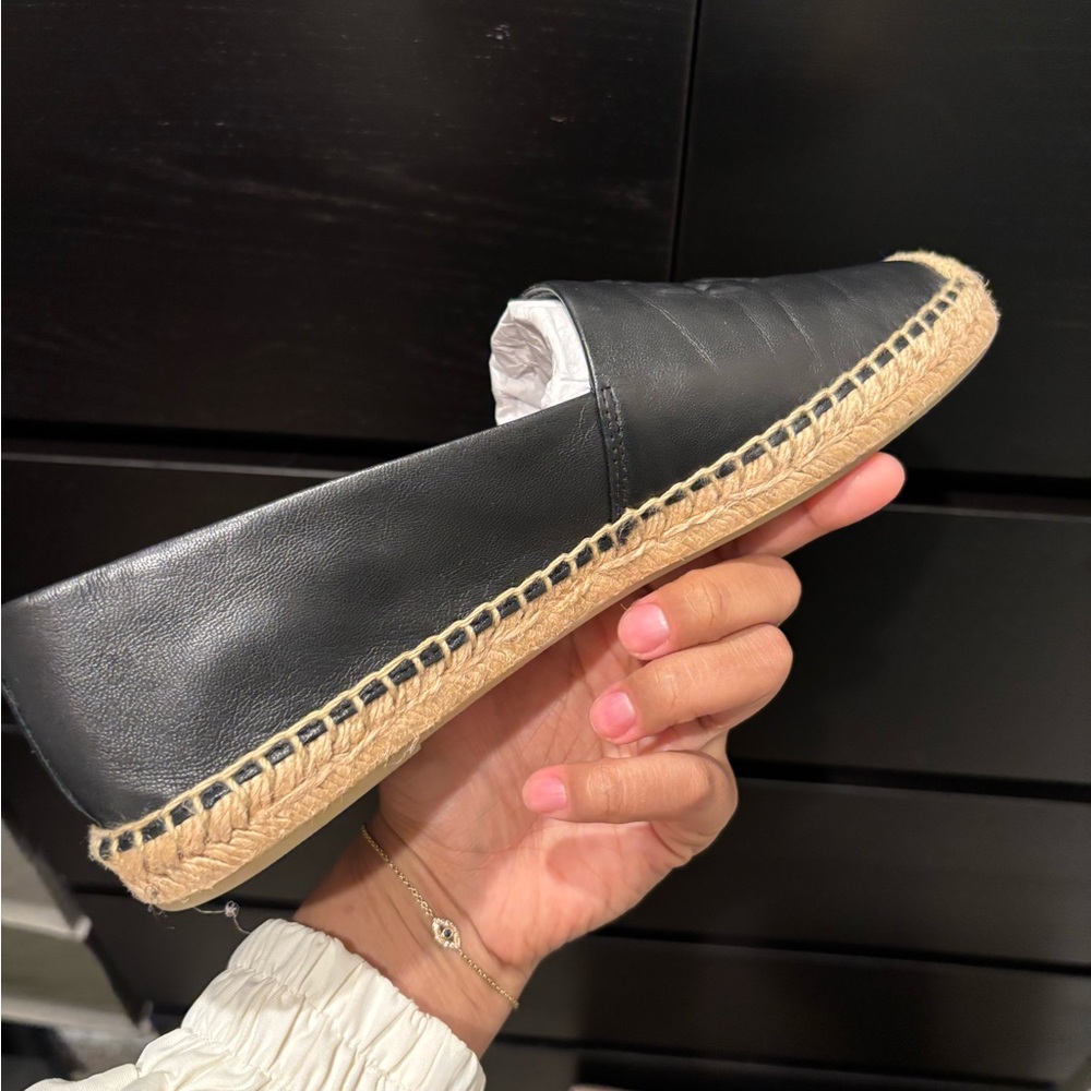 Tory Burch Black Espadrilles